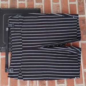 Cato Bengaline Striped Bermuda Shorts Size 14